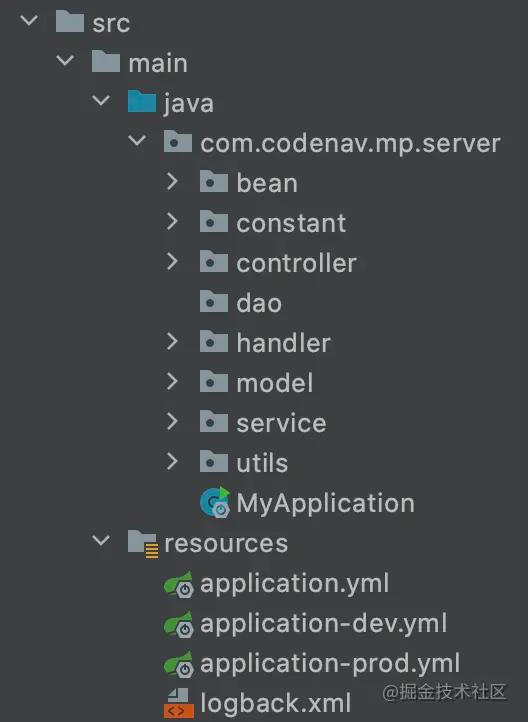 Java MVC 項目結構
